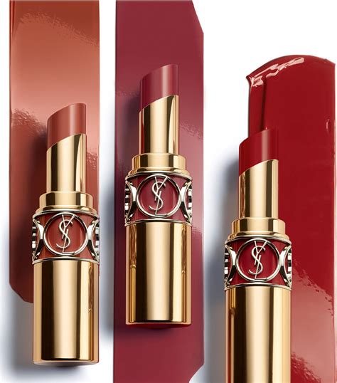 ysl rouge volupte shimmer shine|YSL rouge volupté shine lipstick.